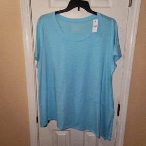 LIVI Active Asymmetrical T-Shirt 18/20 New with Tags